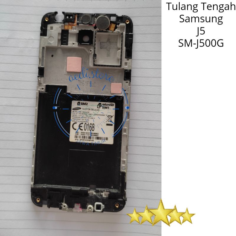 Frame tulang Tengah samsung J5 2015 Original