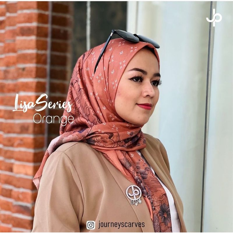 Hijab Journey Lisa Series Orange Ready