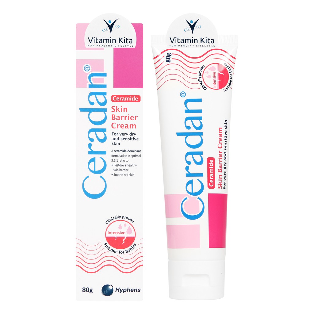 CERADAN CERAMIDE DOMINANT SKIN  BARRIER REPAIR CREAM 80 GR