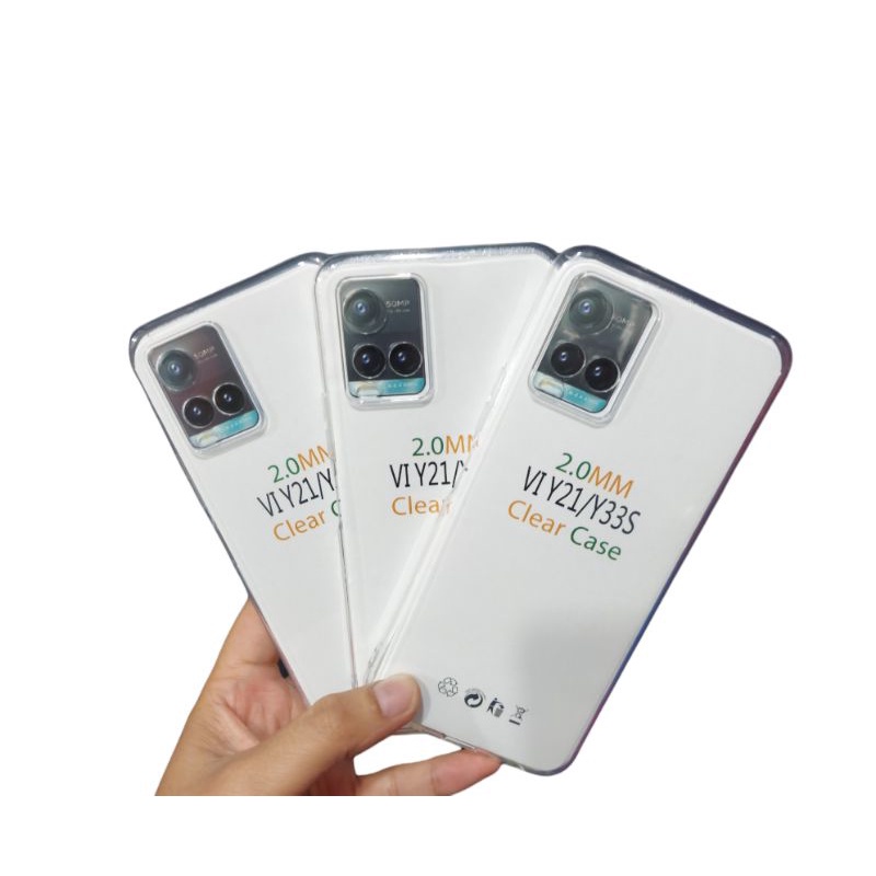 Softcase Terbaru HD Transparan VIVO Y21 / Y33s / VIVO Y15s