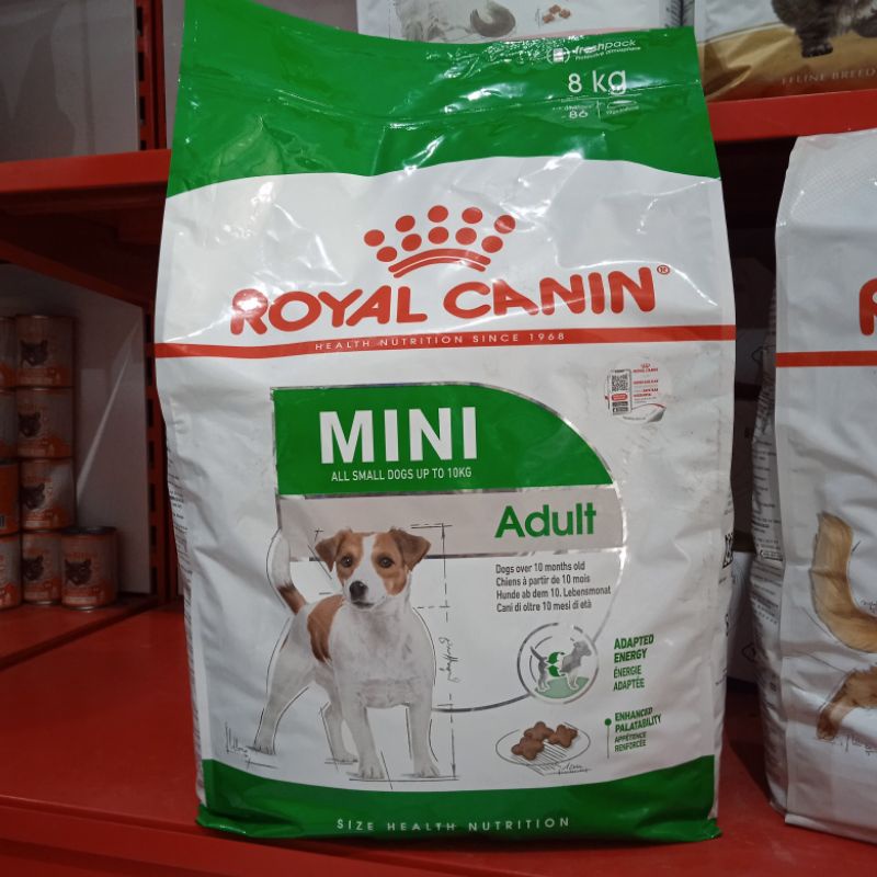 Makanan Anjing Royal Canin Mini Adult 8kg / Rc Mini Adult 8 kg / Dog food