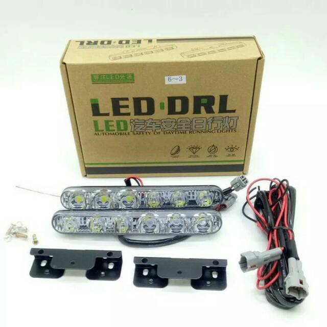 2pcs Led DRL 6 Led