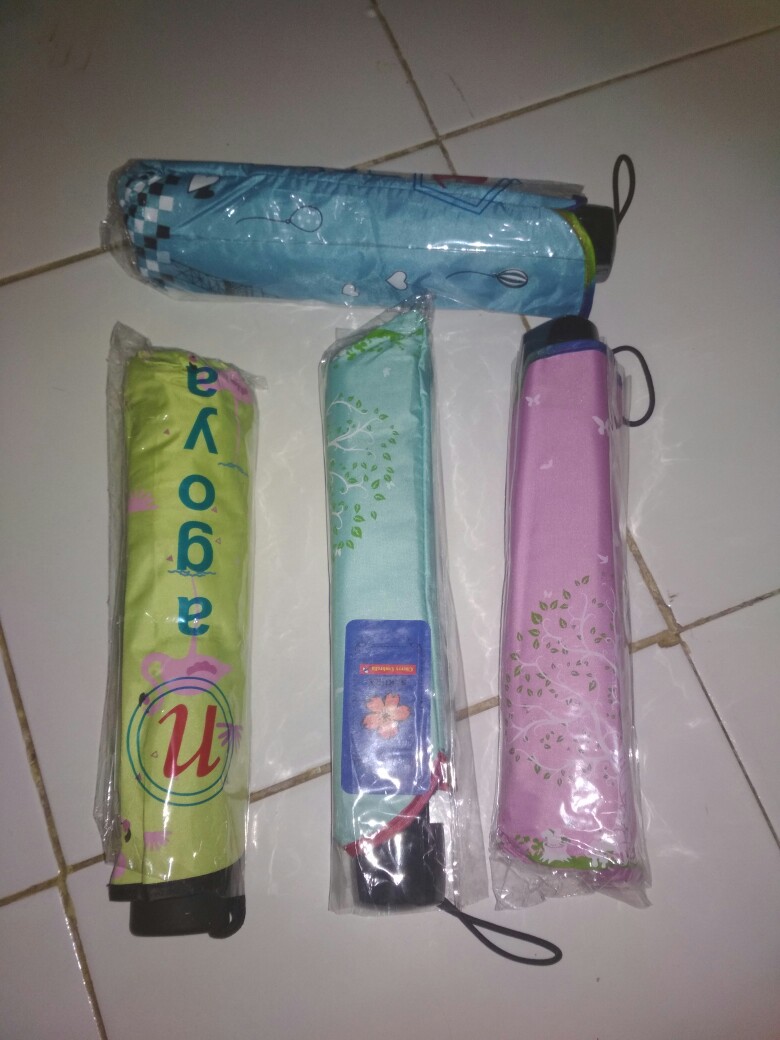 Nagoya Payung Lipat 4 Motif Paris Balon