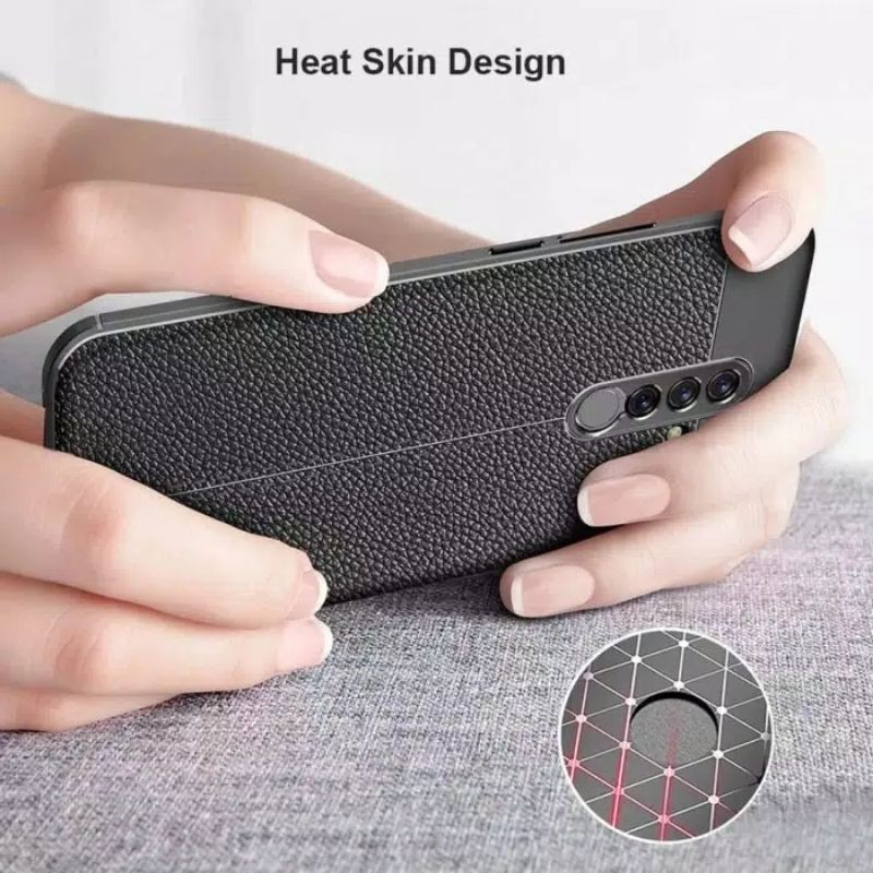 CARBON soft case REDMI 9C/9T/9/8/8A PRO/7/pocoM3 - silicon / casing auto focus hitam [original]