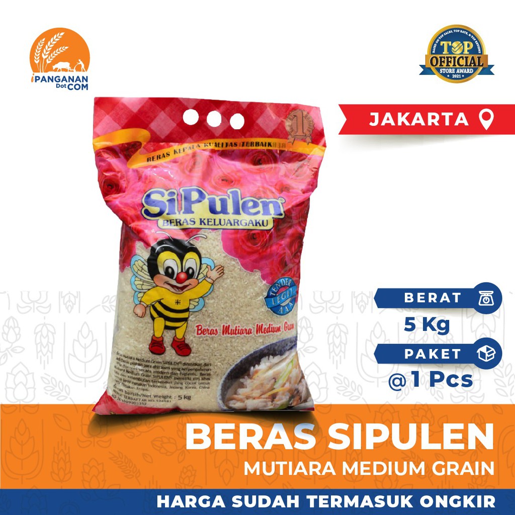 

Beras SiPulen Mutiara Medium Grain 5KG (Harga + Ongkir)