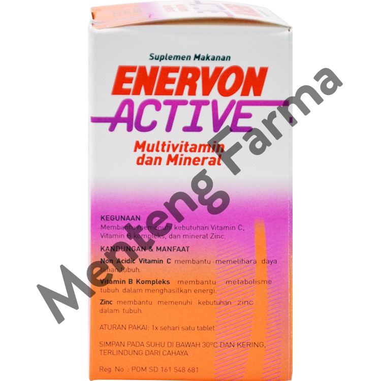 Enervon-C Active 30 Tablet - Suplemen Lengkap untuk Daya Tahan Tubuh