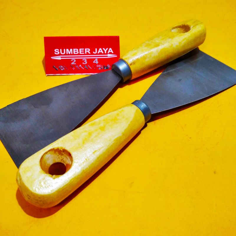 kapi / Kape / Scraper 2½ inch  Gagang Kayu TERMURAH