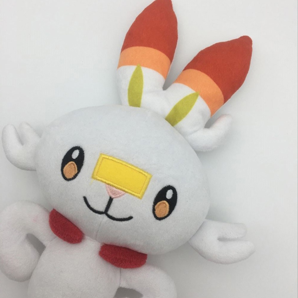 Needway  Lizard Scorbunny Sobble Grookey Sirfetch'd Rabbit Anime Plush Toys Cute Monkey Kids Toys Gifts Stuffed Doll