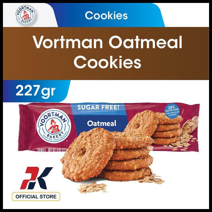 

Voortman Sugar Free Oat Meal Cookies 227Gr