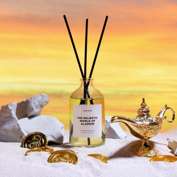 The Majestic World of Aladdin - REED DIFFUSER 100ml - pengharum kamar/ruangan sniff-2
