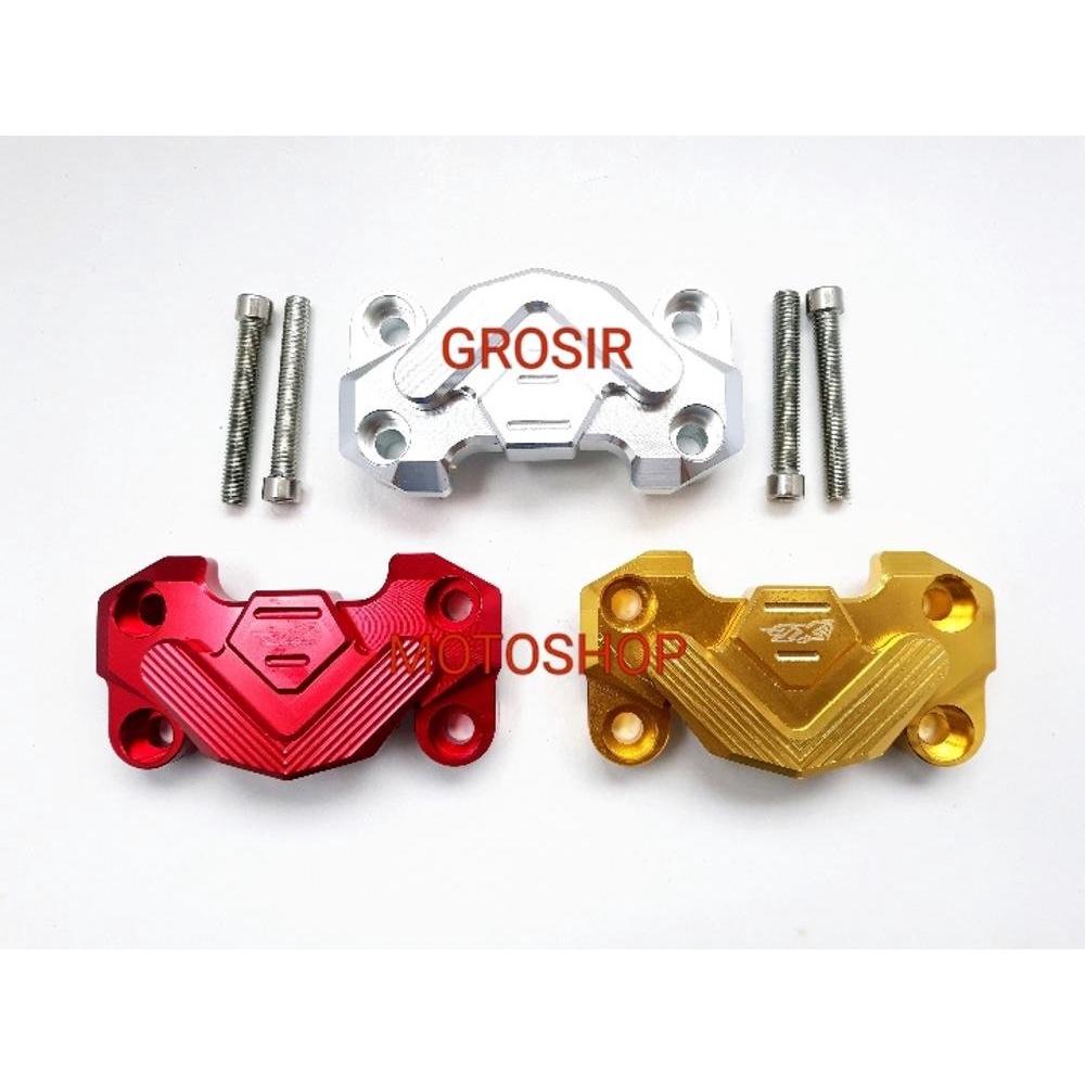 TUTUP RAISER STANG BAR CLAMP NITEX VIXION BYSON CB150R SCORPIO DLL