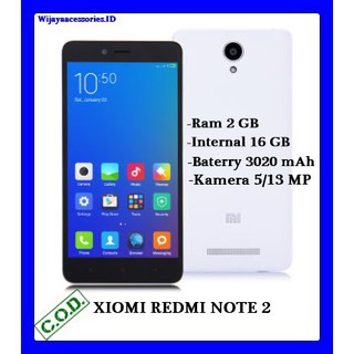 (PROMO) XIAOMI REDMI NOTE 2 RAM 2/16 GB GARANSI RESMI