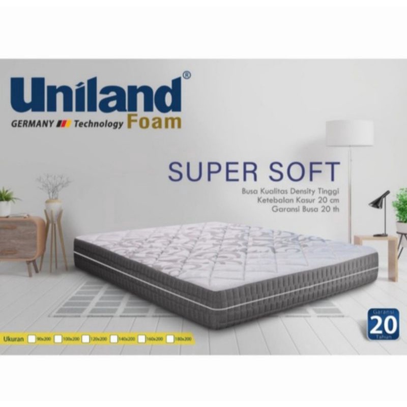 Kasur Busa uniland Super soft Tebal 20 CM / Matras uniland busa super soft