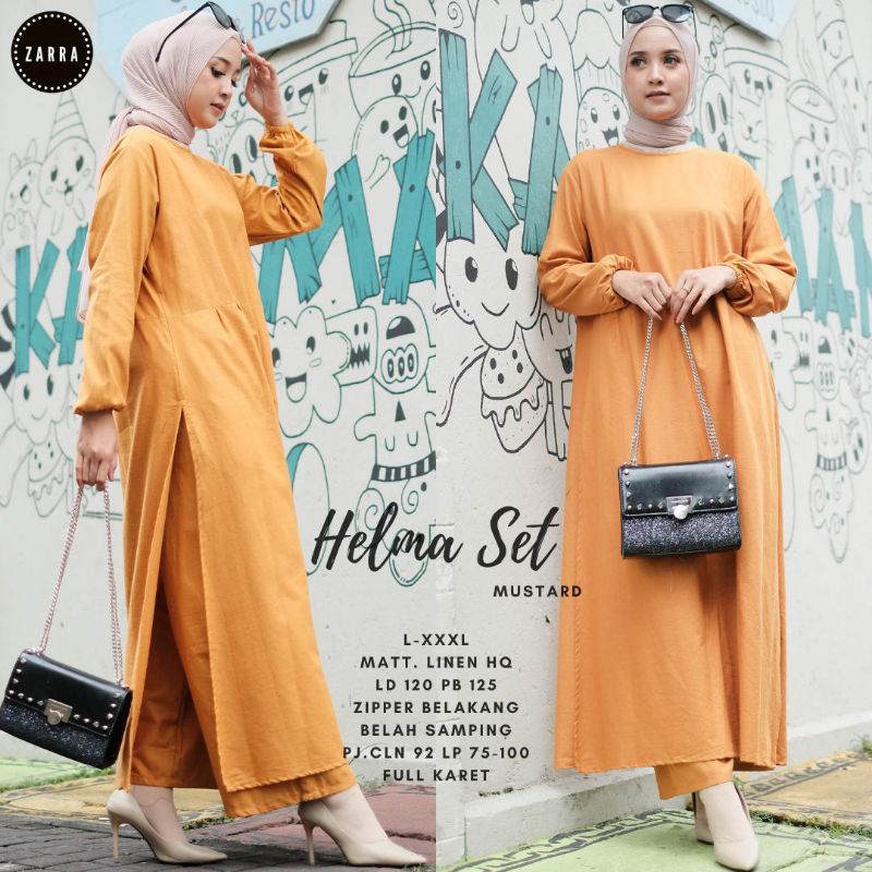 HELMA SETELAN BAJU WANITA TERBARU BY ZARRA