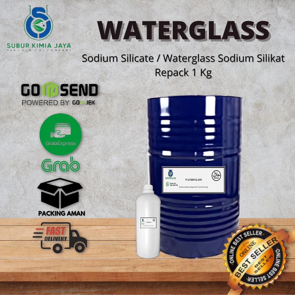 

Waterglass / Water glass / Sodium Silicate Kental 1 kg Premium