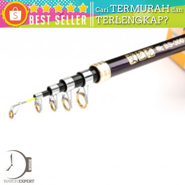 Joran Pancing Carbon Fiber Telescopic 2.1M - Zhenyi BS-210 Hitam