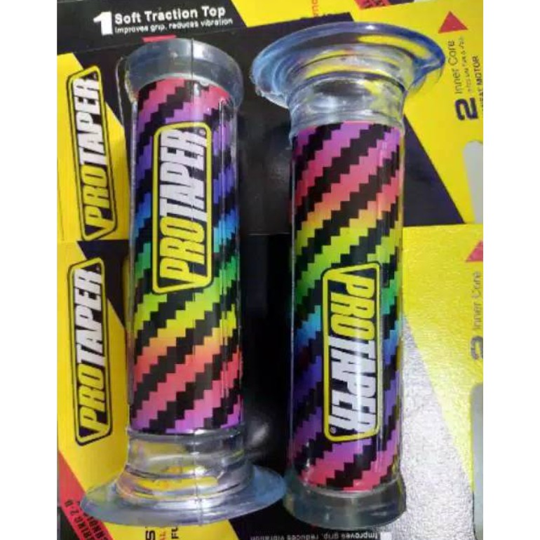 handgrip handfat karbon pelangi universal