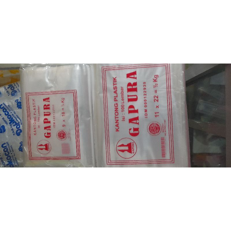 kantong plastik kemasan merk GAPURA