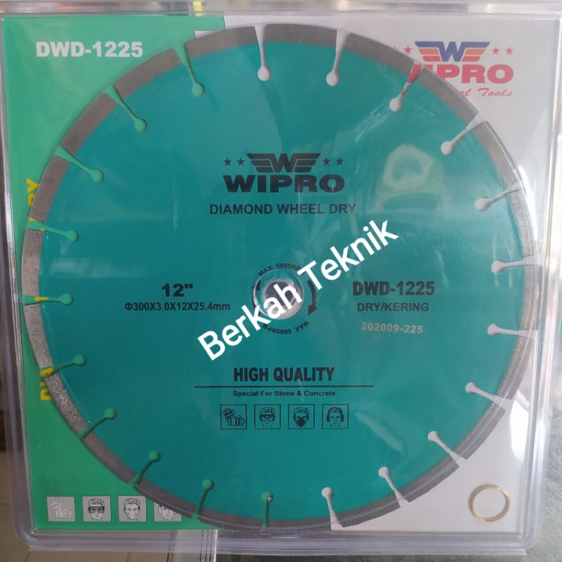 Diamond Wheel Dry 12 Inch Wipro DWD 1225