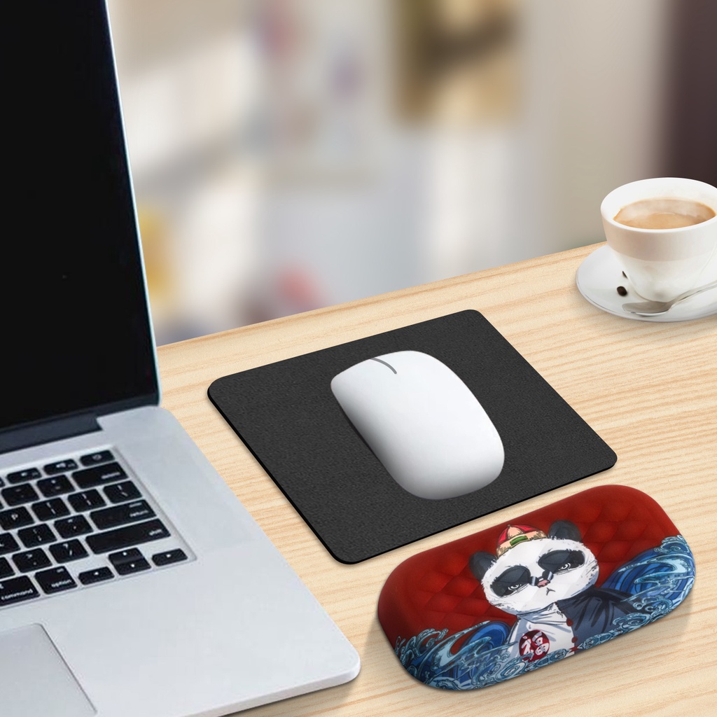 Soft Memory Cotton Mouse Pad Alas Mouse Keyboard Pergelangan Tangan Ergonomis Kartun Lucu Untuk Kantor