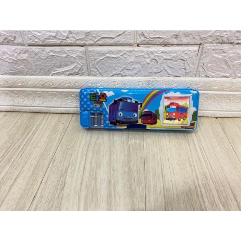 Kotak pensil / Kotak pensil KALKULATOR / Kotak pensil fancy & Kalkulator / kotak pensil karakter-Tayo