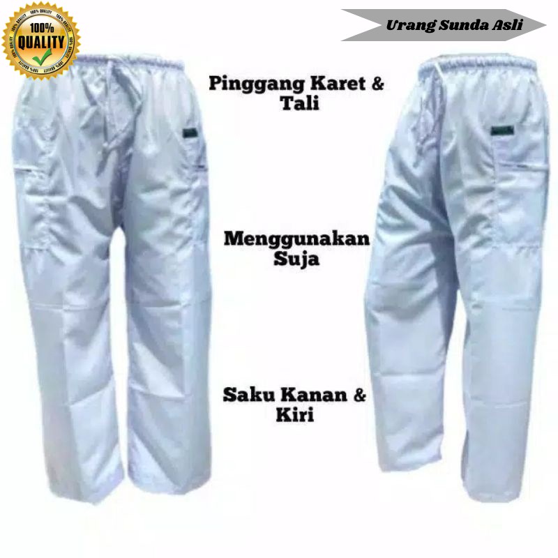 setelan baju pangsi sunda dewasa lengkap dengan iket kepala / baju pangsi sunda / baju adat sunda / baju silat sunda