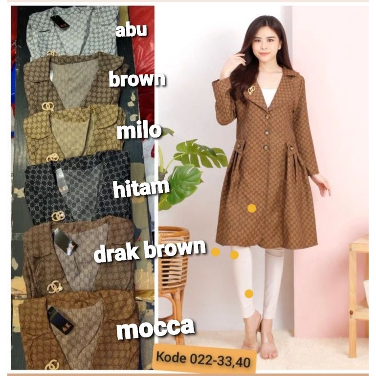 LONG BLEZER WANITA GC IMPORT/CARDIGAN/PLUS BROS