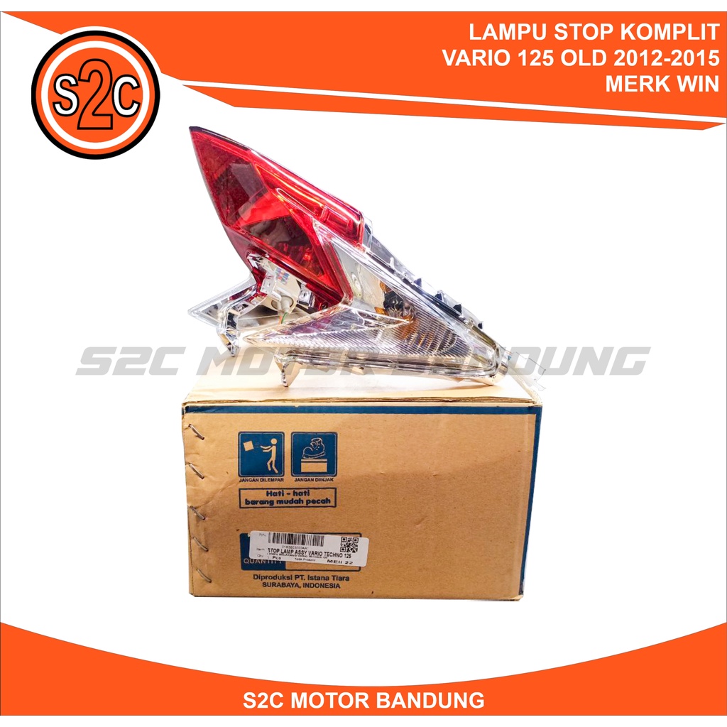 WIN - STOP LAMP ASSY LAMPU STOP VARIO 125 FI OLD KZR CLICK 125 OLD 2012-2015