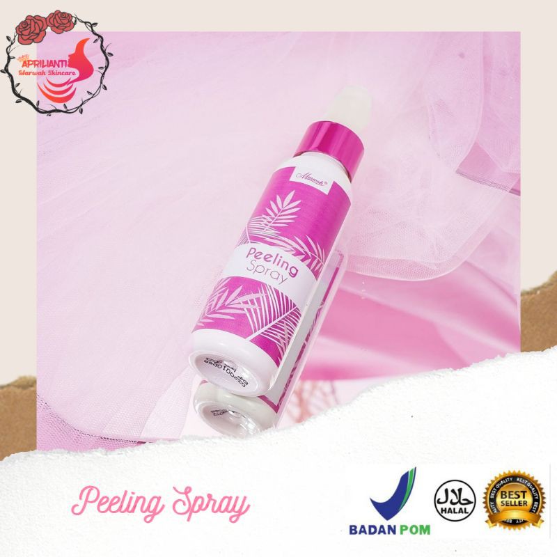 MARWAH - PEELING SPRAY / PEMBERSIH DAKI / PEMBERSIH BADAN / MERONTOKKAN DAKI