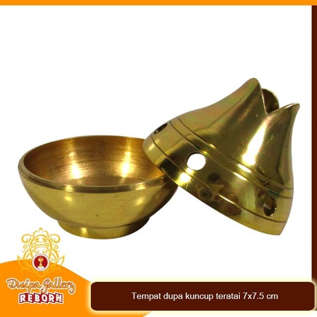 Tempat dupa kuncup teratai 7x7.5 cm