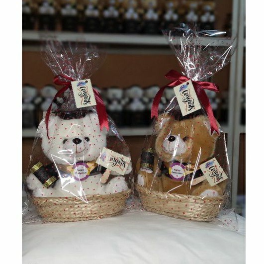 BONEKA wisuda keranjang/ basket graduation doll