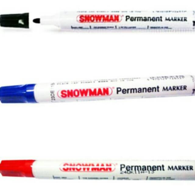 

snowman sepidol permanent marker