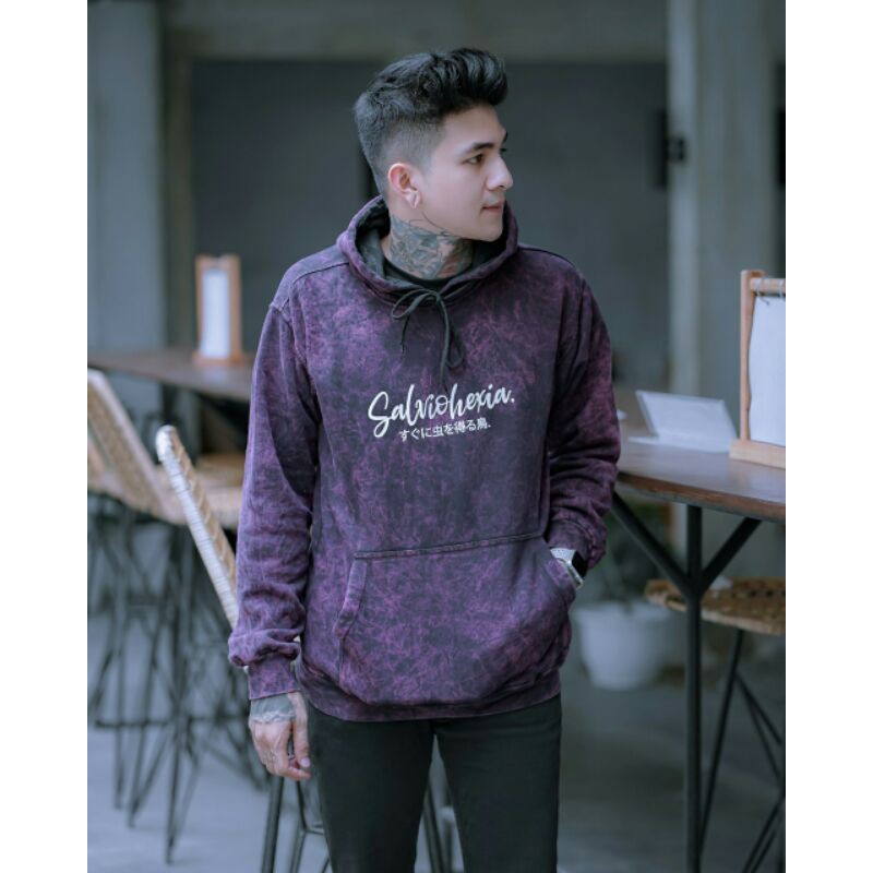 Salviohexia Sweater Hoodie Washing Salvio Hexia Jaket Pria Slvhx