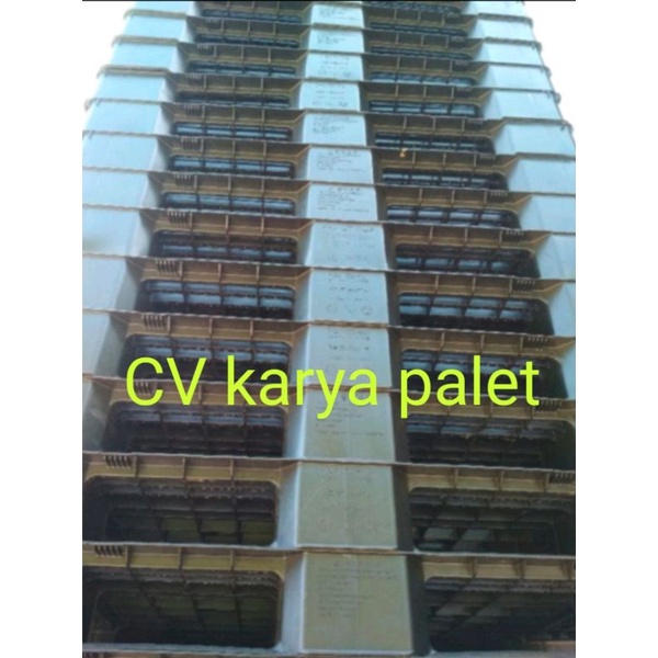 Pallet plastik bekas  seacond,berkwalitas,ukuran,110x110x12,max1ton