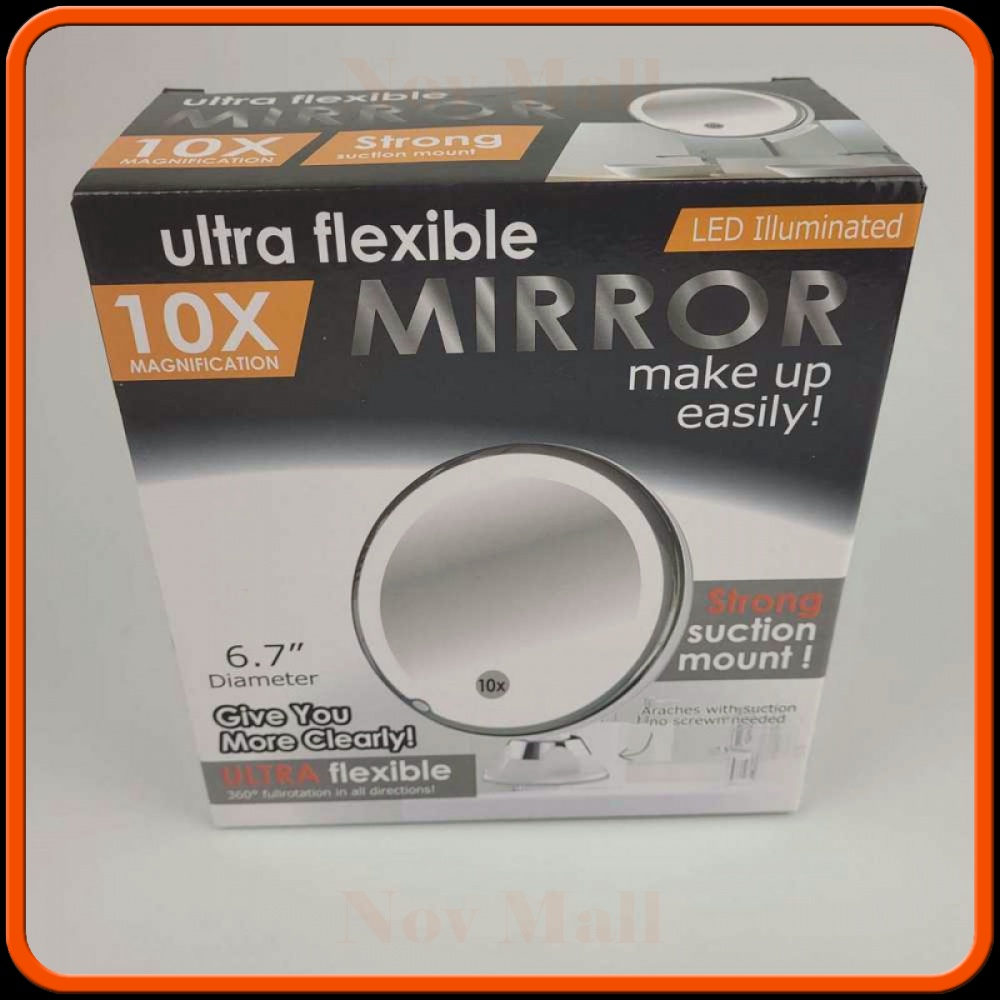 LED Make Up Mirror Cermin Lampu Kaca Pembesar 10X - CY026