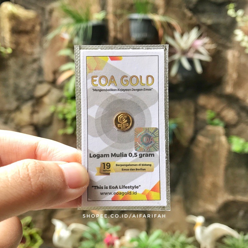 EOA Gold 0.5 gram - Logam Mulia 24 Karat