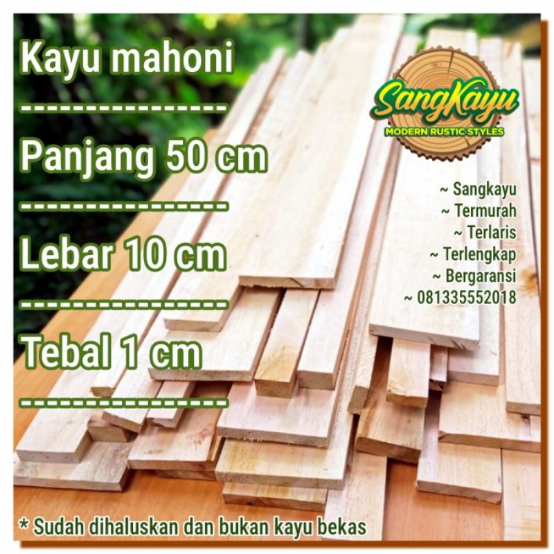 Papan kayu bahan kerajinan craft mainan rak nampan tatakan dekorasi 1