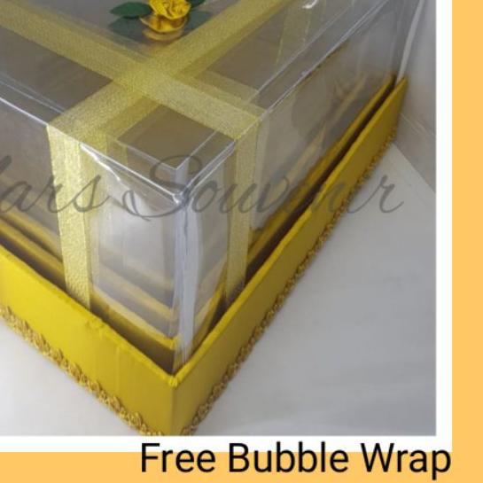 

♖ Box Kotak Seserahan Mika Pita 1 Set Isi 4 Box ♢