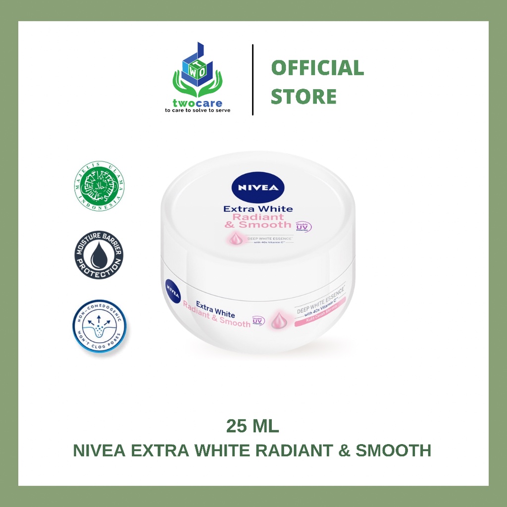 NIVEA Body Care Extra White Radiant &amp; Smooth Cream 25 ml / 50 ml / 100 ml