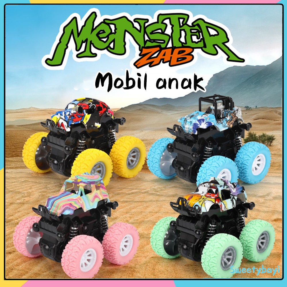 Sweetybayi Monster Zap Mainan Mobil Jip Off Road/Mobil anak