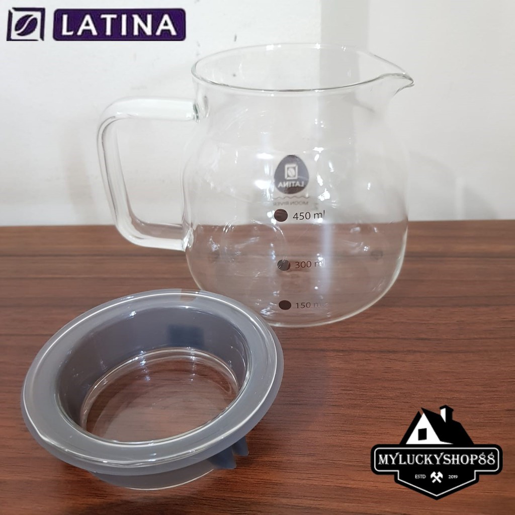 Latina Moon River Coffee Server 600ml Pot 600 ml Teko Kopi Kaca 600 cc