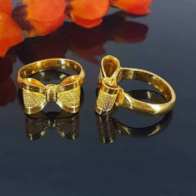 Cincin dan gelang  replika mas 24 k model pita,awet tahan lama,gelang hanya ready penang