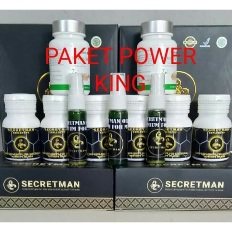 SECRETMAN PAKET POWER KING