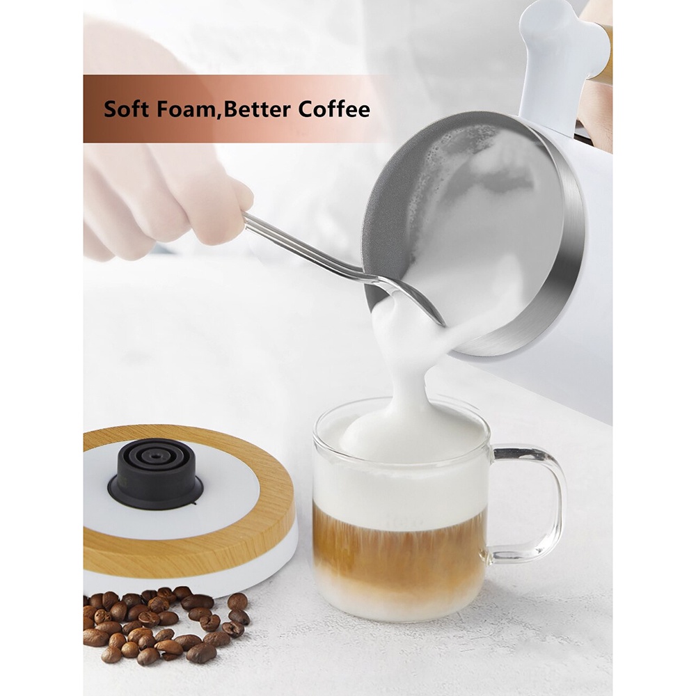 Biolomix Teko Pembuat Buih Susu Milk Frother Foam Maker - BN11 - White