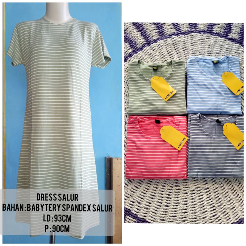 Dress Spandek Salur Size L Lemone 610PE