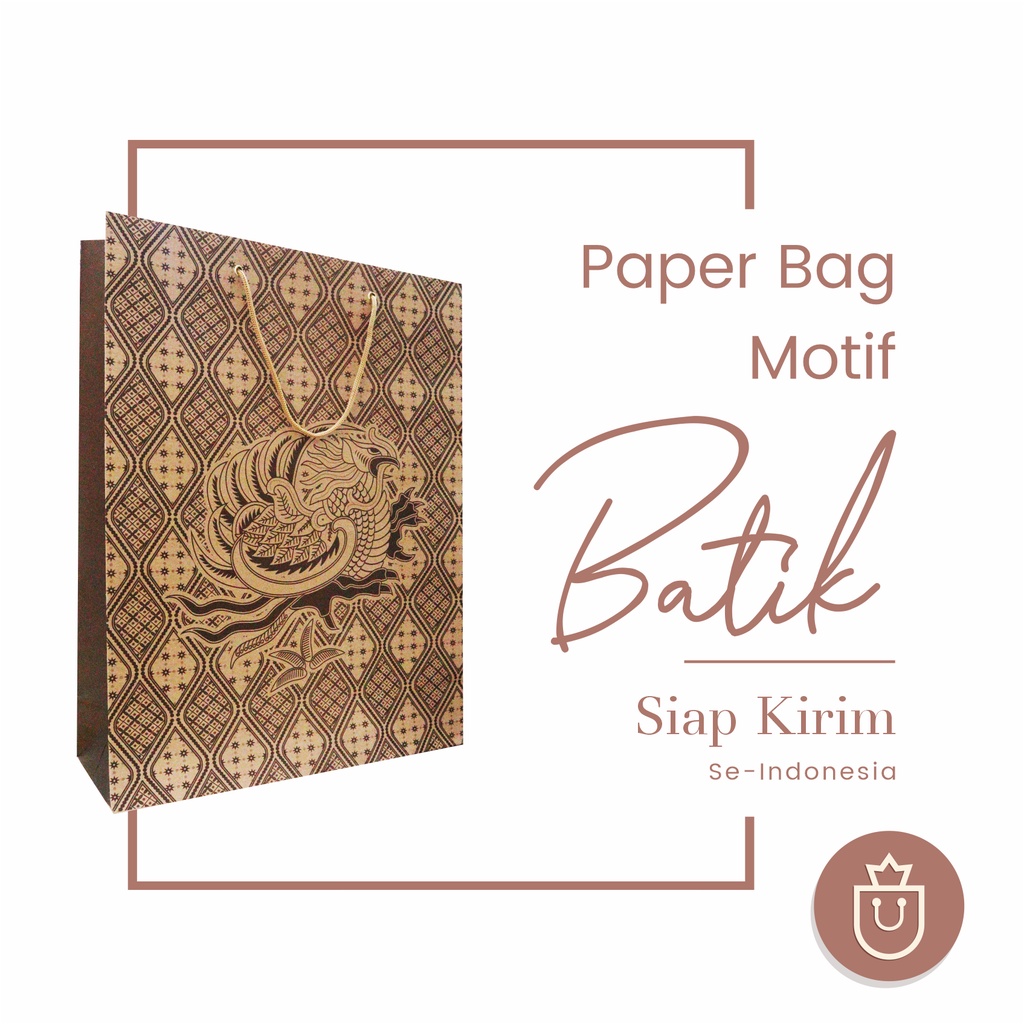 Paper Bag (Tas Kertas) Batik | Cocok Untuk Kemasan Produk Fashion/Aksesoris Batik