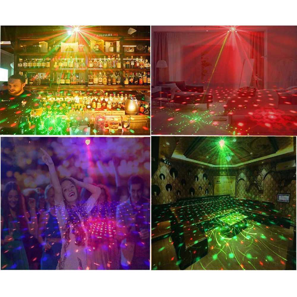 CAIYUE Proyektor Laser LED Lampu Disco 60 Patterns - M-RGB-60A