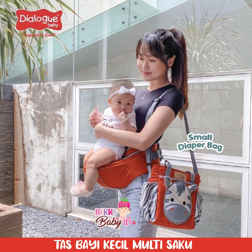 Dialogue Baby Tas Diaper Bayi Kecil Mommy Travel Bag Multifungsi Berry Mart