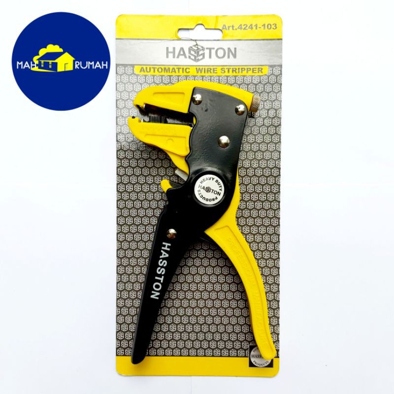 Tang Kupas dan Potong Kabel Otomatis 2in1 AUTOMATIC WIRE STRIPPER - HASSTON PROHEX 4241-103