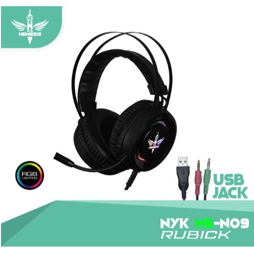 Headset Gaming RGB NYK Rubick HS - N09